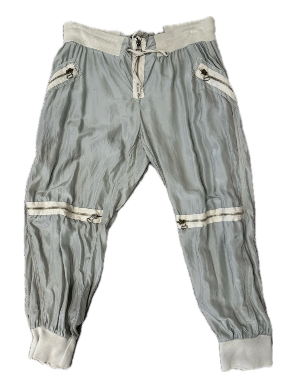 Pinko Italy Silk Corset Zipper Pants